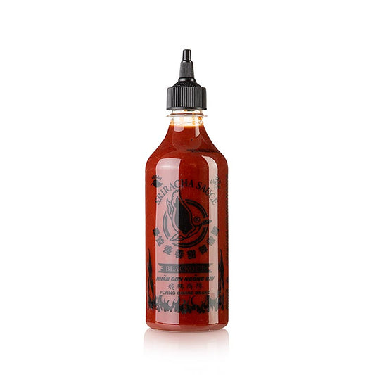 Chili-Sauce - Sriracha, brutal scharf, Blackout, Flying Goose, 455 ml