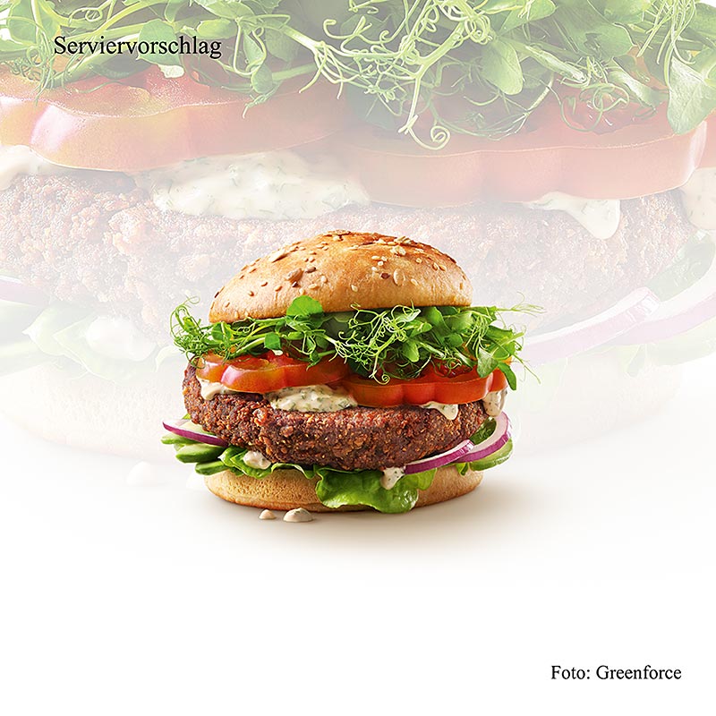 Greenforce Fertigmix für vegane Burger Patties, aus Erbsenprotein, 2 kg