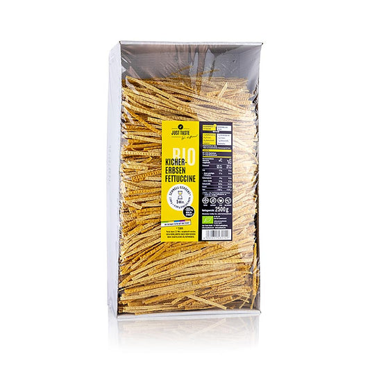 Just Taste Kichererbsen Fettuccine, glutenfrei, BIO, 2,5 kg