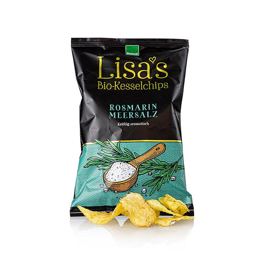 Lisa´s Kartoffel-Chips, mit Rosmarin & Meersalz, BIO, 50 g