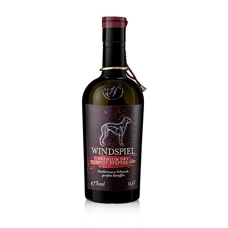 Windspiel - Premium Dry Kampot Pfeffer Gin, 47 % vol., Eifel, 500 ml