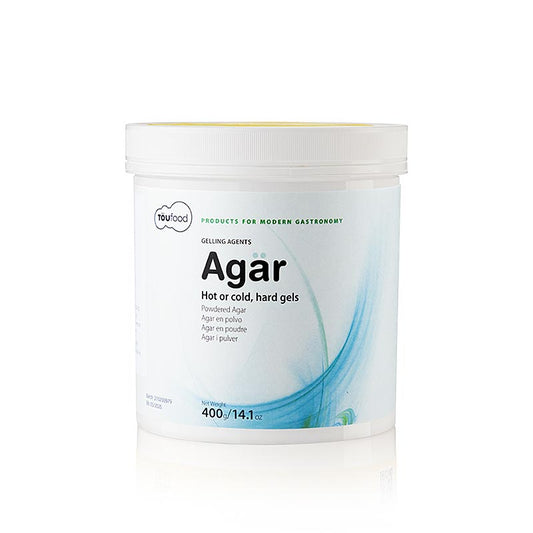 TÖUFOOD AGÄR, Agar Agar Geliermittel, 400 g