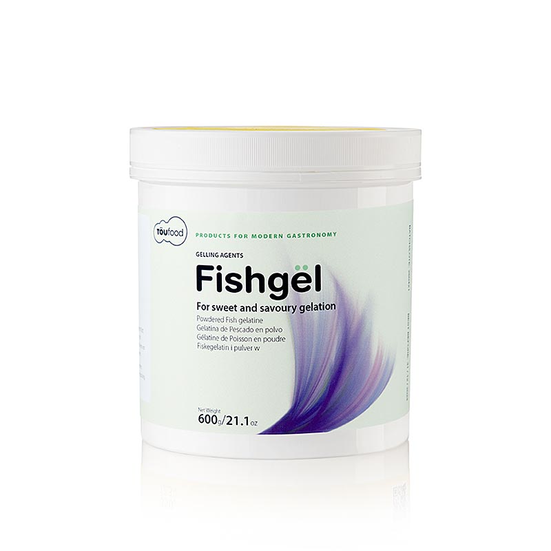 TÖUFOOD FISHGËL, Geliermittel aus Fischgelatine, 600 g