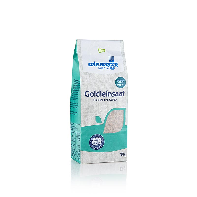 Goldleinsaat (gelbe Leinsamen), Spielberger Mühle, BIO, 400 g