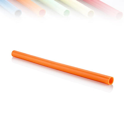 ClickStraw - Mehrweg Trinkhalm, orange, 10 St